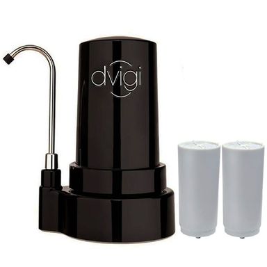 Purificador de Agua Negro Rinde 7.000L + 2 filtros