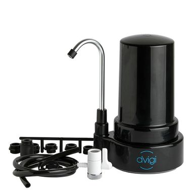 Purificador de Agua Negro Rinde 7.000L Elimina cloro