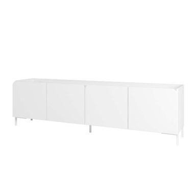 Rack De Tv 4 Puertas 1,80x50,5x38cm Blanco