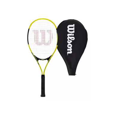 Raqueta De Tenis Wilson Energy Xl Encordada Con Funda BLACK YELLOW