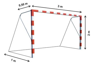 Juego Redes De Futbol 5 Papi 3 X 2 Mts Precio Red Arcos de Futbol