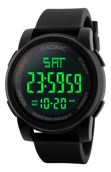 Reloj Deportivo Digital Gadnic Apolo Sumergible 50M Cronómetro Temporizador