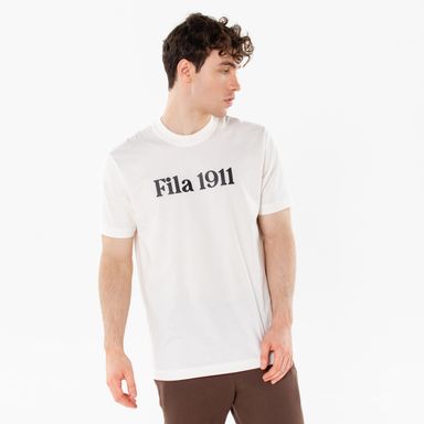 REMERA HOMBRE FILA CORE 1911 OFF WHITE