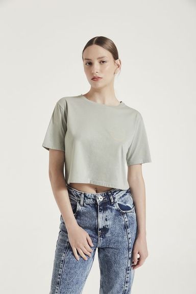 Remera New World - Verde Verde claro
