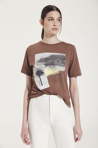 Remera Paradise - Chocolate 