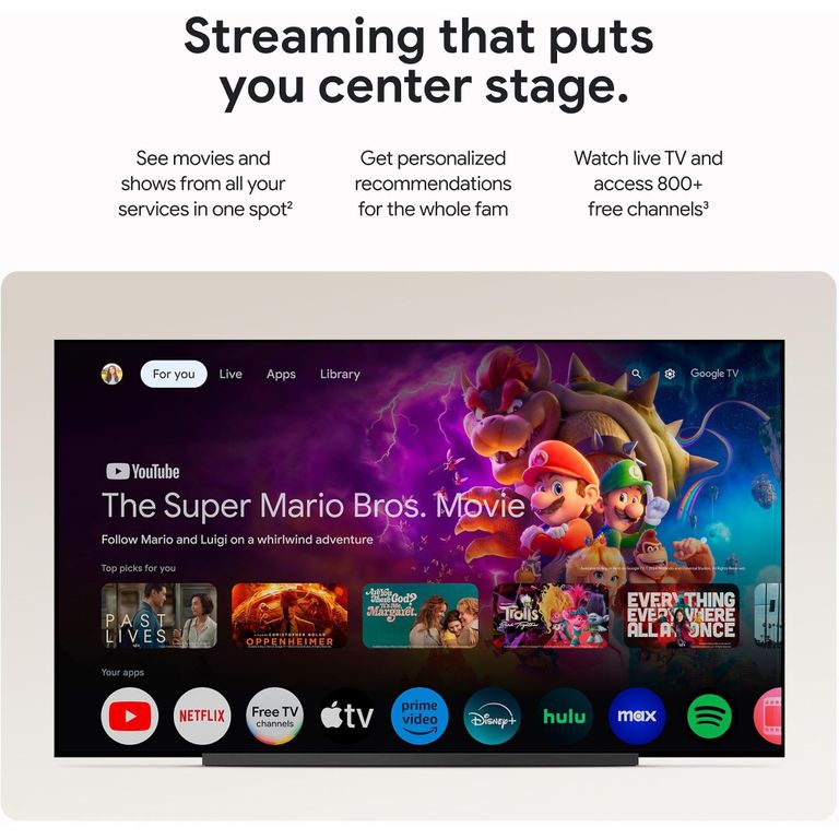 Reproductor de Streaming Google TV Streamer 4K GRS6B 32GB 4GB RAM