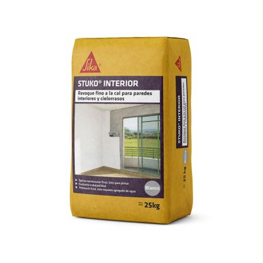 Revoque Fino Interior 25 Kg Sika