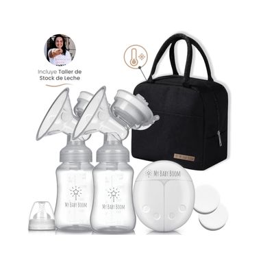Sacaleches eléctrico doble con bolso térmico My Baby Boom®