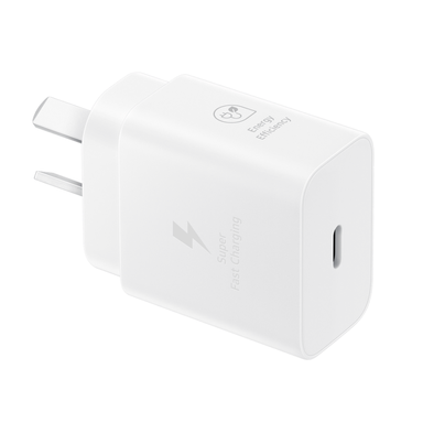 Samsung Cargador Fast Charge 25W Blanco sin Cable EP-T2510NWSGAR