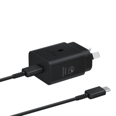 Samsung Cargador Fast Charge 25W Negro con Cable EP-T2510XBSGAR