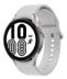 Samsung Galaxy Watch4 (Bluetooth) 1.4" caja 44mm de  aluminio  silver, malla  silver de  fluoroelastómero SM-R870