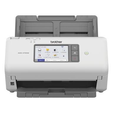 Scanner Brother Ads-4700W 40 Ppm Duplex Red Blanco