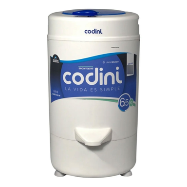 Secarropas Codini Advance 6.5kg 2800rpm Acero Inox Blanco/Azul