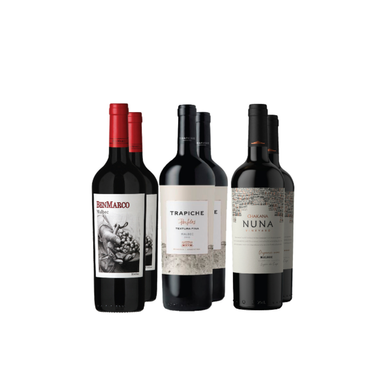 Vinos Tintos Malbec Seleccion I x 6  Con Estuche