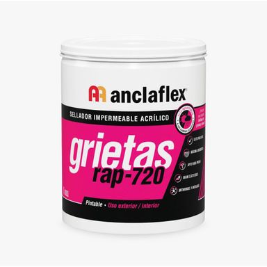 Sellador Acrílico Grietas 1 Kg Anclaflex