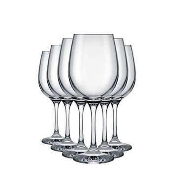 Set 6 Copas Vino Degustación Barone 600 ML Vidrio Nadir