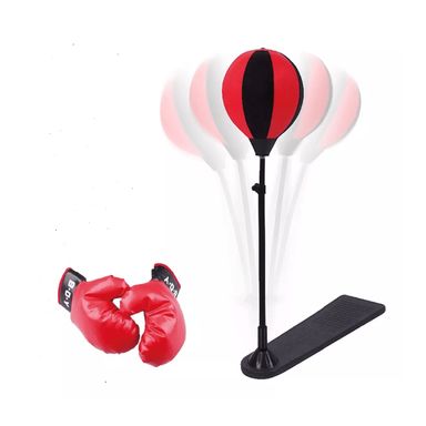 Set De Boxeo Infantil Con Puching Ball + Guantes - Faydi