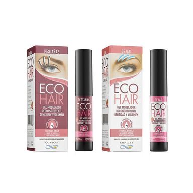 Set Eco Hair Reconstituyente Cejas Y Pestañas Gel x 5 Ml