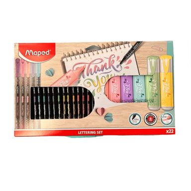 Set Lettering x22 Piezas | Maped | 983719