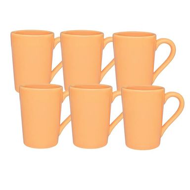 Set x 6 Jarros Mug 230 cc Amarillo - Oxford