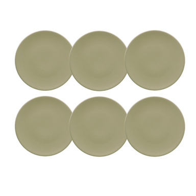 Set X6 Platos Postre 19cm Unni Oliva Oxford