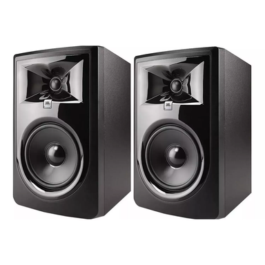 Set x2 Bafles Activos Monitores Estudio JBL 308P MKII 2 Vi­as Woofer 8" Bi Amplificado 2x112W RMS