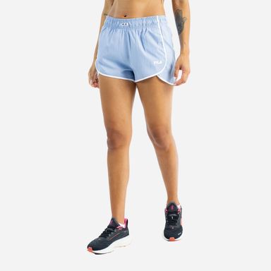 SHORTS MUJER FILA DOUBLE RACER LUZ DELAVE AZUL ESTAMPADO