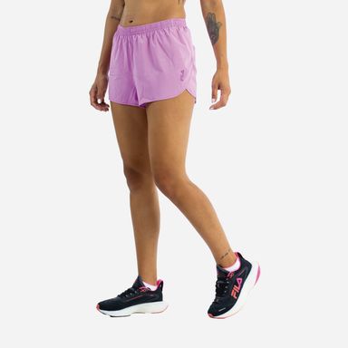 SHORTS MUJER FILA DOUBLE RUN II ROSA MEDIO