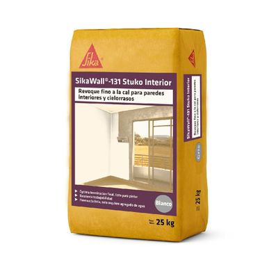 Revestimiento Fino A La Cal Interior 25 Kg Sika