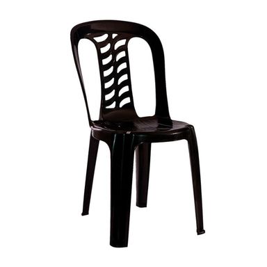 Silla Bistró Pvc Garden Life Negro