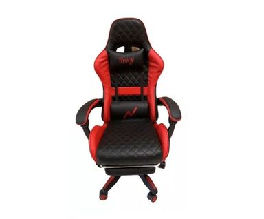 Silla Gamer Negra y Roja Noga - TYPHON BK RJ