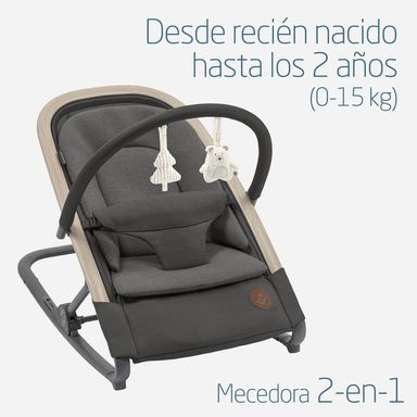 SILLA MECEDORA KORI 2 EN 1 BEYOND GRAPHITE ECO MAXI COSI