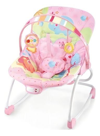 Silla mecedora para bebé Mastela 6905 rosa