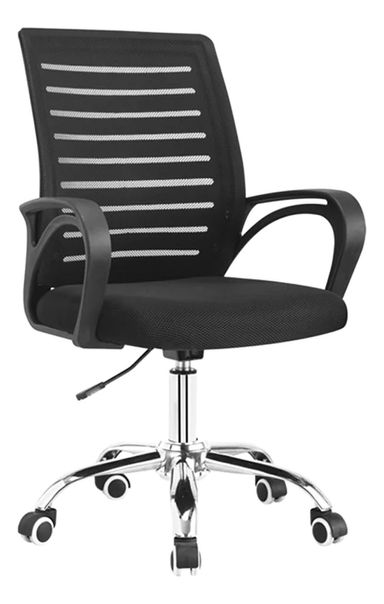 Silla Oficina Premium Escritorio Ergonomica Ejecutivo PC Smart Tech HY-807 Mesh Color Negro