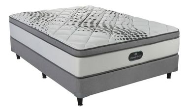 Colchón Y Sommier Simmons Beautysleep 2 Plazas 190x140 Color Blanco