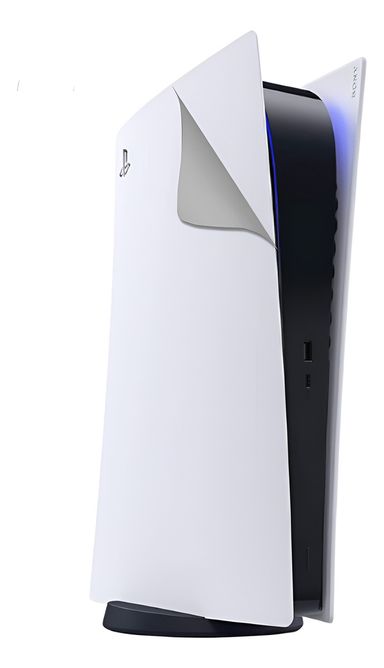 Skin Calco Vinilo Ploteo Protector Play 5 Ps5 Blanco Mate Color Ps5 Fat Digital