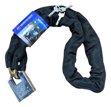 SM cadena con candado anticorte 110cm para moto bicicleta auto