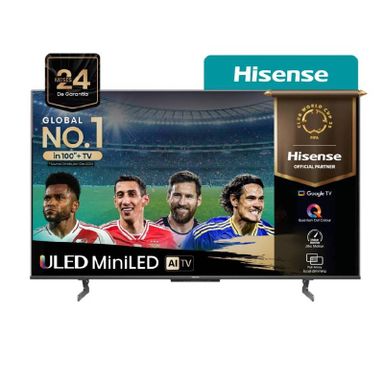 Smart TV 100" Hisense ULED Miniled 4K Google TV 100U8KB