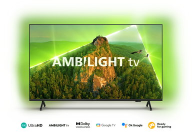 Smart TV Philips LED 65” 4K UHD Google TV - 65PUD7908 Wengue