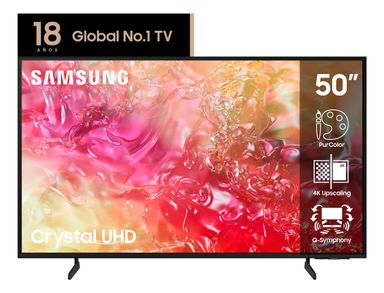 Smart TV Samsung 50" Crystal UHD 4K UN50DU7000
