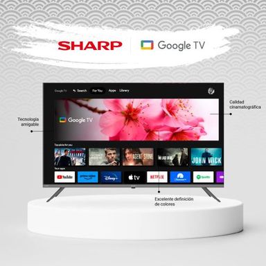 Smart TV Uhd Sharp 4K 65 Google TV S6532us6g