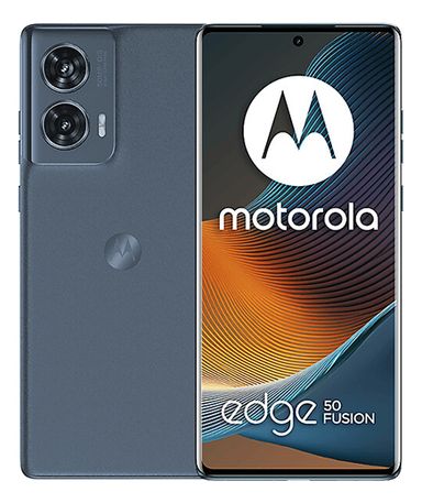 Smartphone Celular Motorola Edge 50 Fusion 12GB Ram y 512GB de Almacenamiento Color Forest Blue