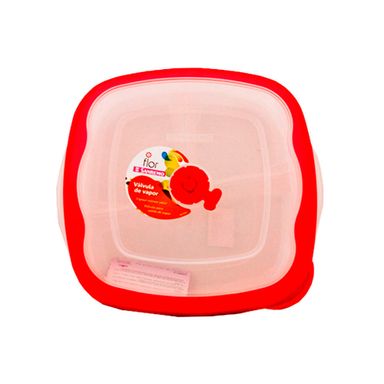 Snack Box 3 Divisiones Flor Rosa 1,5 L San Remo