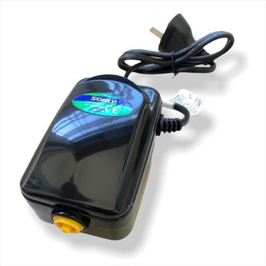 Sobo Aireador Sb-718 Silencioso 1 Salida 1 Velocidad 3w Peceras Cultivo Hidropónico