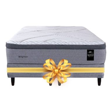 Sommier + Colchon King Koil Brighton + World Luxury 200X200