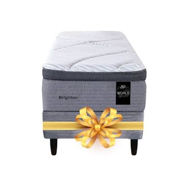 SOMMIER + COLCHON KING KOIL BRIGHTON + WORLD LUXURY 90X190