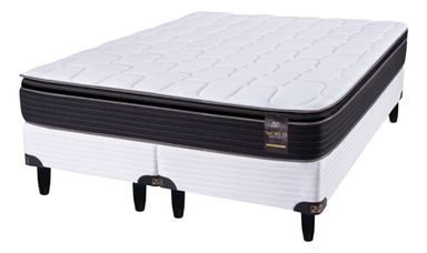 King Koil Comfort Sensations Finesse Conjunto Sommier Americana 200cmx160cm Blanco y Negro