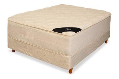 Sommier Colchon 200x160 Queen Size Espuma Alta Densidad Color Blanco