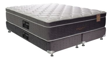 King Koil World Luxury Brighton sommier 2 1/2 plazas de 200cm y 160cm gris