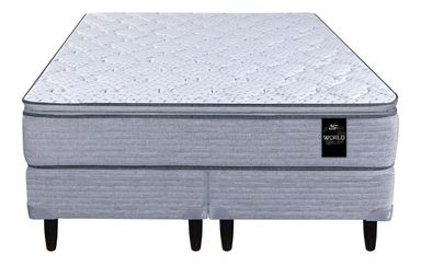 King Koil World Luxury Kensington - 2 1/2 plazas - 190 cm - 160 cm (Incluye: Con base dividida)